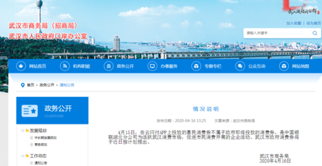 武漢商務(wù)局:云閃付APP惠民消費(fèi)券非政府投放 系企業(yè)活動(dòng)